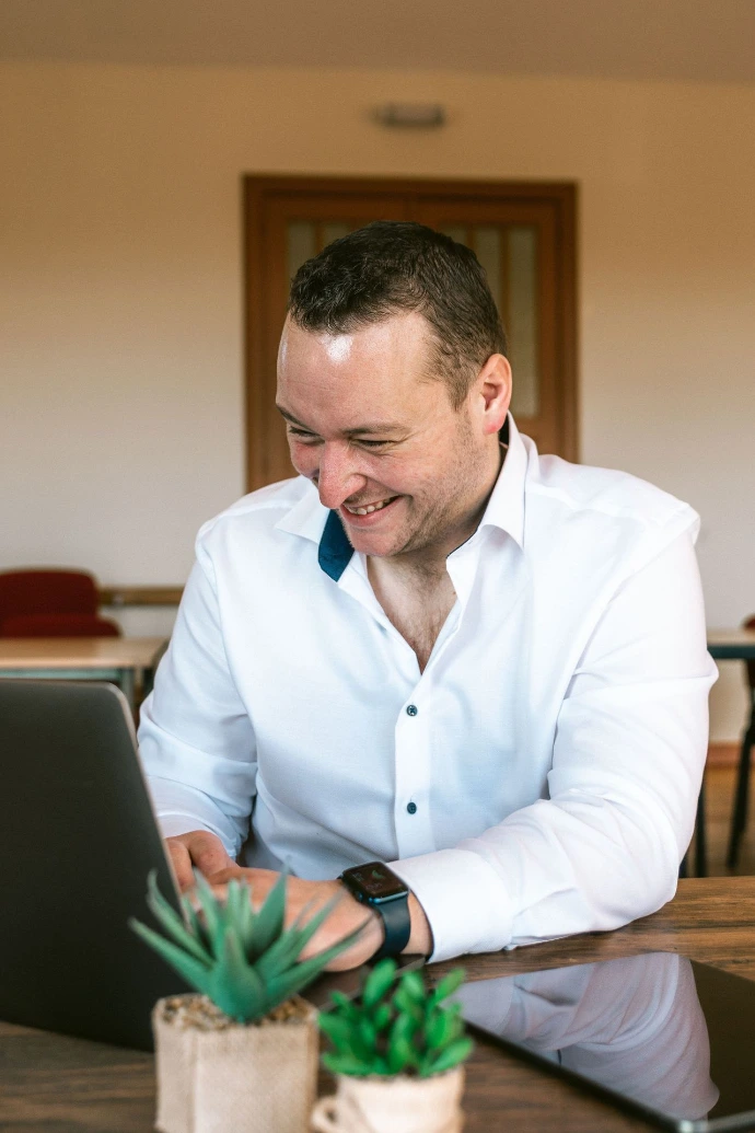 Maxime Liefooghe, zaakvoerder van Quarescom